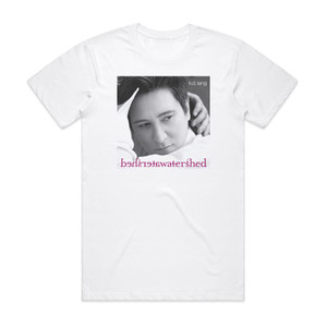 KD Lang Watershed Album Cover T-Shirt White KD Lang Watershed Album Cover T-Shirt White