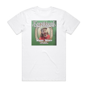 Korpiklaani Beer Beer Album Cover T-Shirt White Korpiklaani Beer Beer Album Cover T-Shirt White