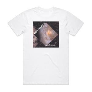 Ken Martin Crystal Voyage Album Cover T-Shirt White Ken Martin Crystal Voyage Album Cover T-Shirt White