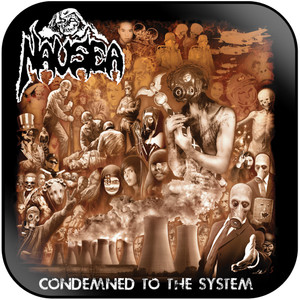 Nausea Condemned To The System Album Cover Sticker Nausea Condemned To The System Album Cover Sticker