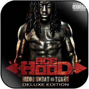 Ace Hood Blood Sweat Tears-1 Album Cover Sticker Ace Hood Blood Sweat Tears-1 Album Cover Sticker