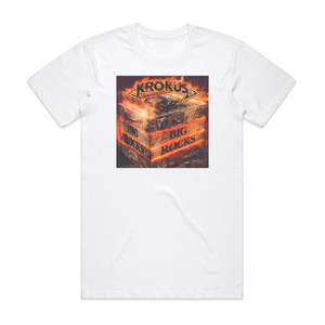 Krokus Big Rocks Album Cover T-Shirt White