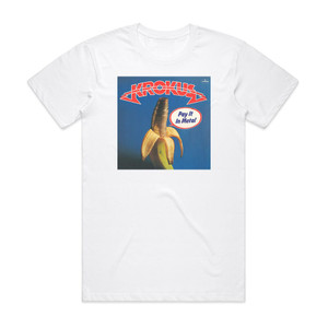 Krokus Pay It In Metal Hardware Album Cover T-Shirt White