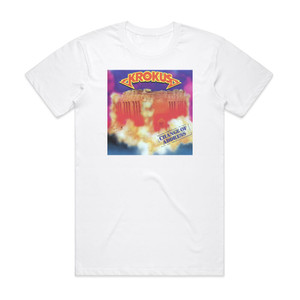 Krokus Change Of Address Album Cover T-Shirt White