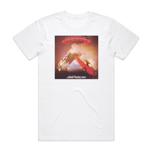 Krokus Metal Rendez Vous Album Cover T-Shirt White Krokus Metal Rendez Vous Album Cover T-Shirt White