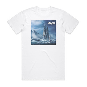 Kayak Letters From Utopia Album Cover T-Shirt White Kayak Letters From Utopia Album Cover T-Shirt White