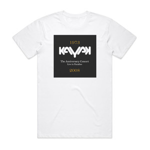 Kayak The Anniversary Concert Live In Paradiso Album Cover T-Shirt White Kayak The Anniversary Concert Live In Paradiso Album Cover T-Shirt White