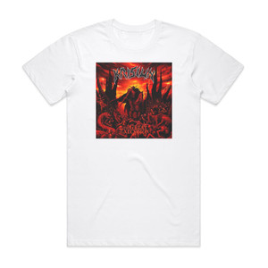 Krisiun The Great Execution Album Cover T-Shirt White Krisiun The Great Execution Album Cover T-Shirt White