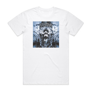 Krisiun Southern Storm 1 Album Cover T-Shirt White Krisiun Southern Storm 1 Album Cover T-Shirt White