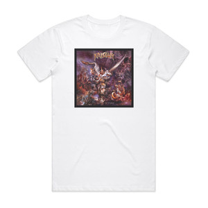 Krisiun Forged In Fury Album Cover T-Shirt White Krisiun Forged In Fury Album Cover T-Shirt White