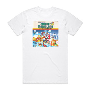 Koji Kondo Super Mario Land 1 Album Cover T-Shirt White Koji Kondo Super Mario Land 1 Album Cover T-Shirt White