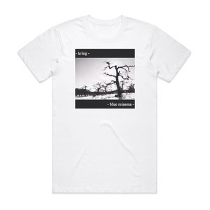 Krieg Blue Miasma 1 Album Cover T-Shirt White
