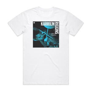 Karriem Riggins Alone Together Album Cover T-Shirt White Karriem Riggins Alone Together Album Cover T-Shirt White
