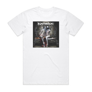 Kamelot Poetry For The Poisoned Album Cover T-Shirt White Kamelot Poetry For The Poisoned Album Cover T-Shirt White