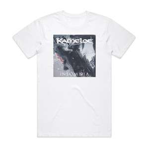 Kamelot Insomnia Album Cover T-Shirt White Kamelot Insomnia Album Cover T-Shirt White