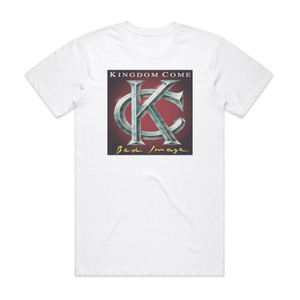 Kingdom Come Bad Image Album Cover T-Shirt White Kingdom Come Bad Image Album Cover T-Shirt White