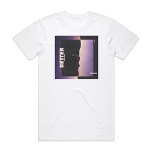 Khalid Better Album Cover T-Shirt White Khalid Better Album Cover T-Shirt White