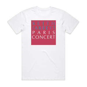 Keith Jarrett Paris Concert Album Cover T-Shirt White Keith Jarrett Paris Concert Album Cover T-Shirt White