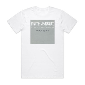 Keith Jarrett Sun Bear Concerts Album Cover T-Shirt White Keith Jarrett Sun Bear Concerts Album Cover T-Shirt White