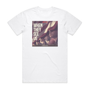 Kris Bowers When They See Us Album Cover T-Shirt White Kris Bowers When They See Us Album Cover T-Shirt White