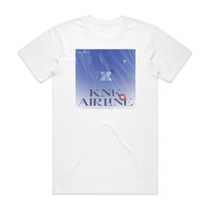 KNK Knk Airline Album Cover T-Shirt White KNK Knk Airline Album Cover T-Shirt White