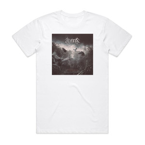 Khors Night Falls Onto The Fronts Of Ours Album Cover T-Shirt White Khors Night Falls Onto The Fronts Of Ours Album Cover T-Shirt White