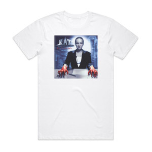 KAT Mind Cannibals 1 Album Cover T-Shirt White KAT Mind Cannibals 1 Album Cover T-Shirt White