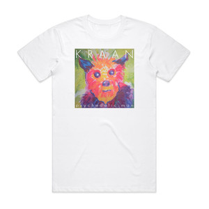 Kraan Psychedelic Man Album Cover T-Shirt White Kraan Psychedelic Man Album Cover T-Shirt White