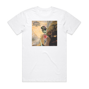 Krallice Dimensional Bleedthrough 1 Album Cover T-Shirt White Krallice Dimensional Bleedthrough 1 Album Cover T-Shirt White