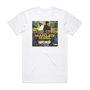 KRS One Hip Hop Lives Album Cover T-Shirt White KRS One Hip Hop Lives Album Cover T-Shirt White