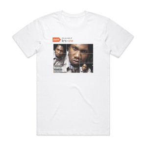 KRS One Playlist The Very Best Of Krs One Album Cover T-Shirt White KRS One Playlist The Very Best Of Krs One Album Cover T-Shirt White