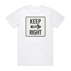 KRS One Keep Right Album Cover T-Shirt White KRS One Keep Right Album Cover T-Shirt White