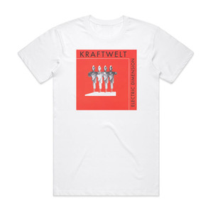 Kraftwelt Electric Dimension Album Cover T-Shirt White Kraftwelt Electric Dimension Album Cover T-Shirt White