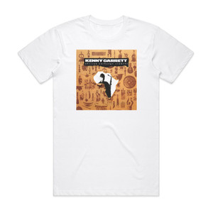 Kenny Garrett African Exchange Student Album Cover T-Shirt White Kenny Garrett African Exchange Student Album Cover T-Shirt White