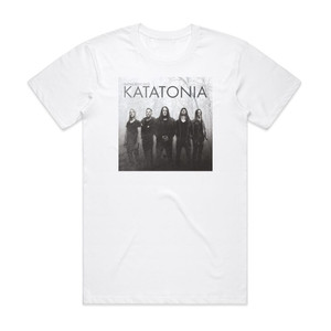 Katatonia Introducing Katatonia Album Cover T-Shirt White Katatonia Introducing Katatonia Album Cover T-Shirt White