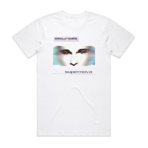 Kosmonova Supernova Album Cover T-Shirt White Kosmonova Supernova Album Cover T-Shirt White