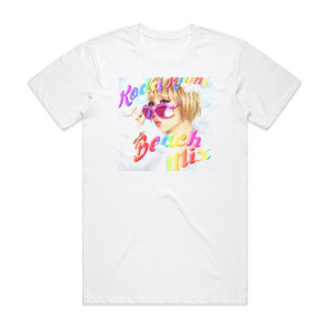 Kumi Koda Beach Mix 1 Album Cover T-Shirt White Kumi Koda Beach Mix 1 Album Cover T-Shirt White
