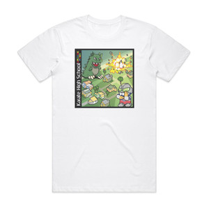 Karate High School Arcade Rock Album Cover T-Shirt White Karate High School Arcade Rock Album Cover T-Shirt White