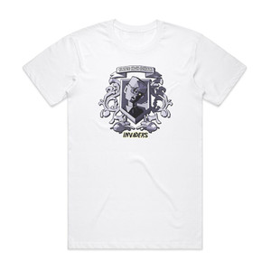 Karate High School Invaders 1 Album Cover T-Shirt White Karate High School Invaders 1 Album Cover T-Shirt White
