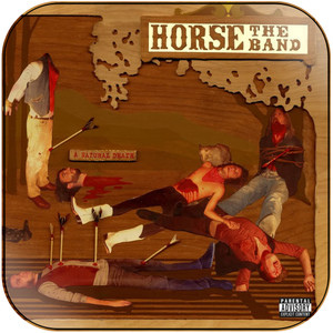 HORSE the band A Natural Death Album Cover Sticker