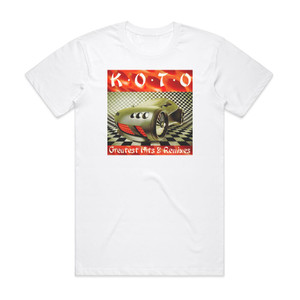 Koto Greatest Hits Remixes Album Cover T-Shirt White Koto Greatest Hits Remixes Album Cover T-Shirt White