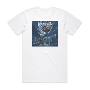Katana Storms Of War Album Cover T-Shirt White Katana Storms Of War Album Cover T-Shirt White