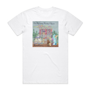 Kira Kira Our Map To The Monster Olympics Album Cover T-Shirt White Kira Kira Our Map To The Monster Olympics Album Cover T-Shirt White