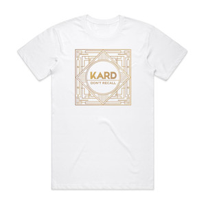 KARD Dont Recall Hidden Ver Album Cover T-Shirt White KARD Dont Recall Hidden Ver Album Cover T-Shirt White