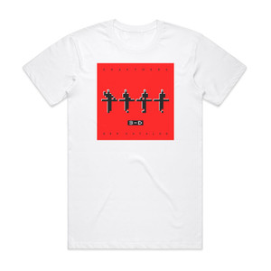 Kraftwerk 3 D The Catalogue Album Cover T-Shirt White Kraftwerk 3 D The Catalogue Album Cover T-Shirt White
