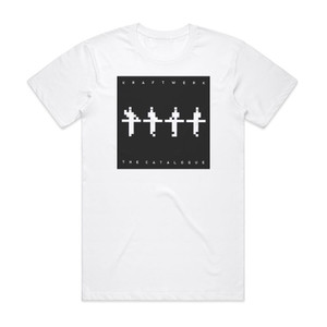 Kraftwerk The Catalogue Album Cover T-Shirt White Kraftwerk The Catalogue Album Cover T-Shirt White