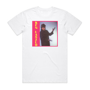 Ken Laszlo Ken Laszlo Album Cover T-Shirt White Ken Laszlo Ken Laszlo Album Cover T-Shirt White