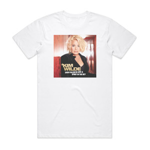 Kim Wilde Ever Fallen In Love Spirit In The Sky Album Cover T-Shirt White Kim Wilde Ever Fallen In Love Spirit In The Sky Album Cover T-Shirt White