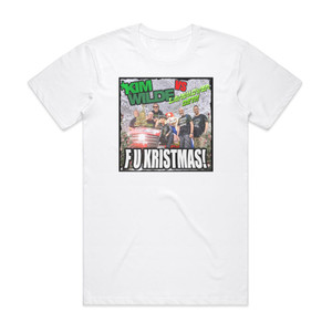 Kim Wilde F U Kristmas Album Cover T-Shirt White Kim Wilde F U Kristmas Album Cover T-Shirt White
