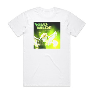 Kim Wilde Aliens Live Album Cover T-Shirt White Kim Wilde Aliens Live Album Cover T-Shirt White